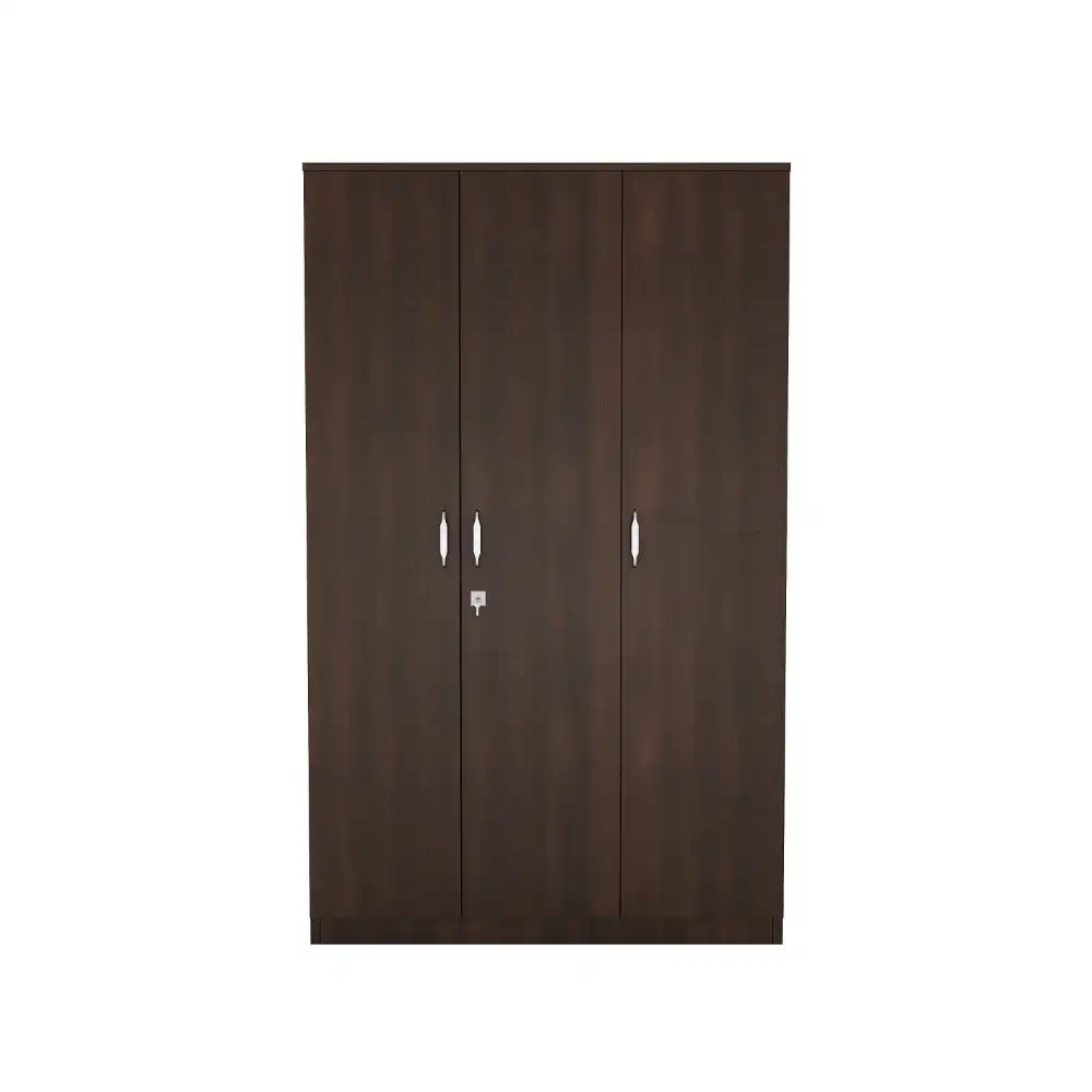 Nilkamal Willy 3 Door Wardrobe without Mirror (New Wenge) - Image 3