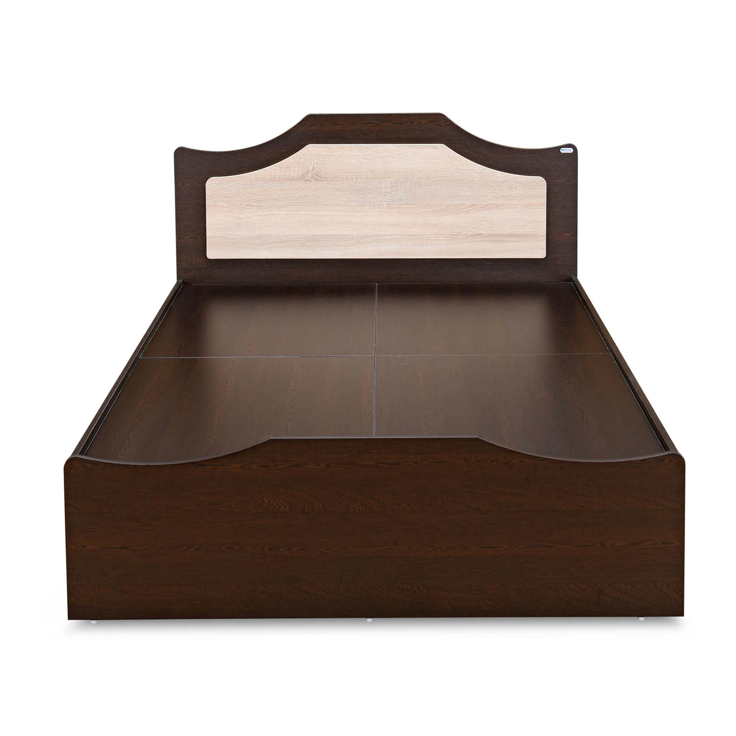 Nilkamal Willy Double Bed without Storage (Wenge & Sonoma Oak) - Image 7