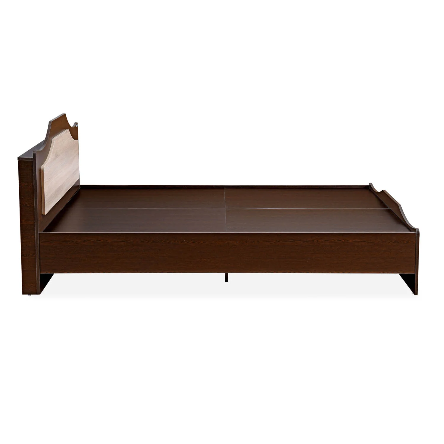 Nilkamal Willy Double Bed without Storage (Wenge & Sonoma Oak) - Image 8