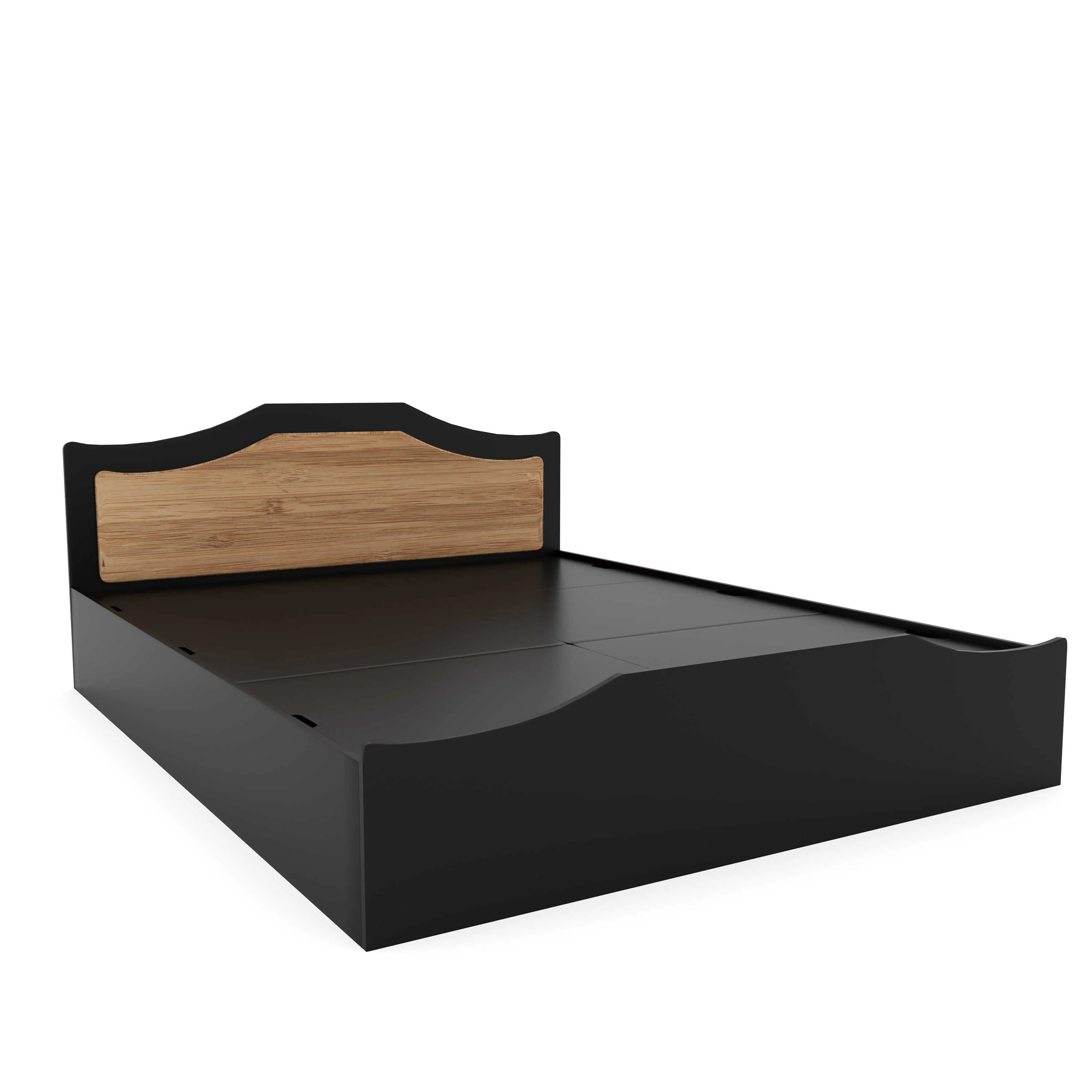 Nilkamal Willy Queen Bed With Storage (Wenge & Sonama Oak) - Image 6