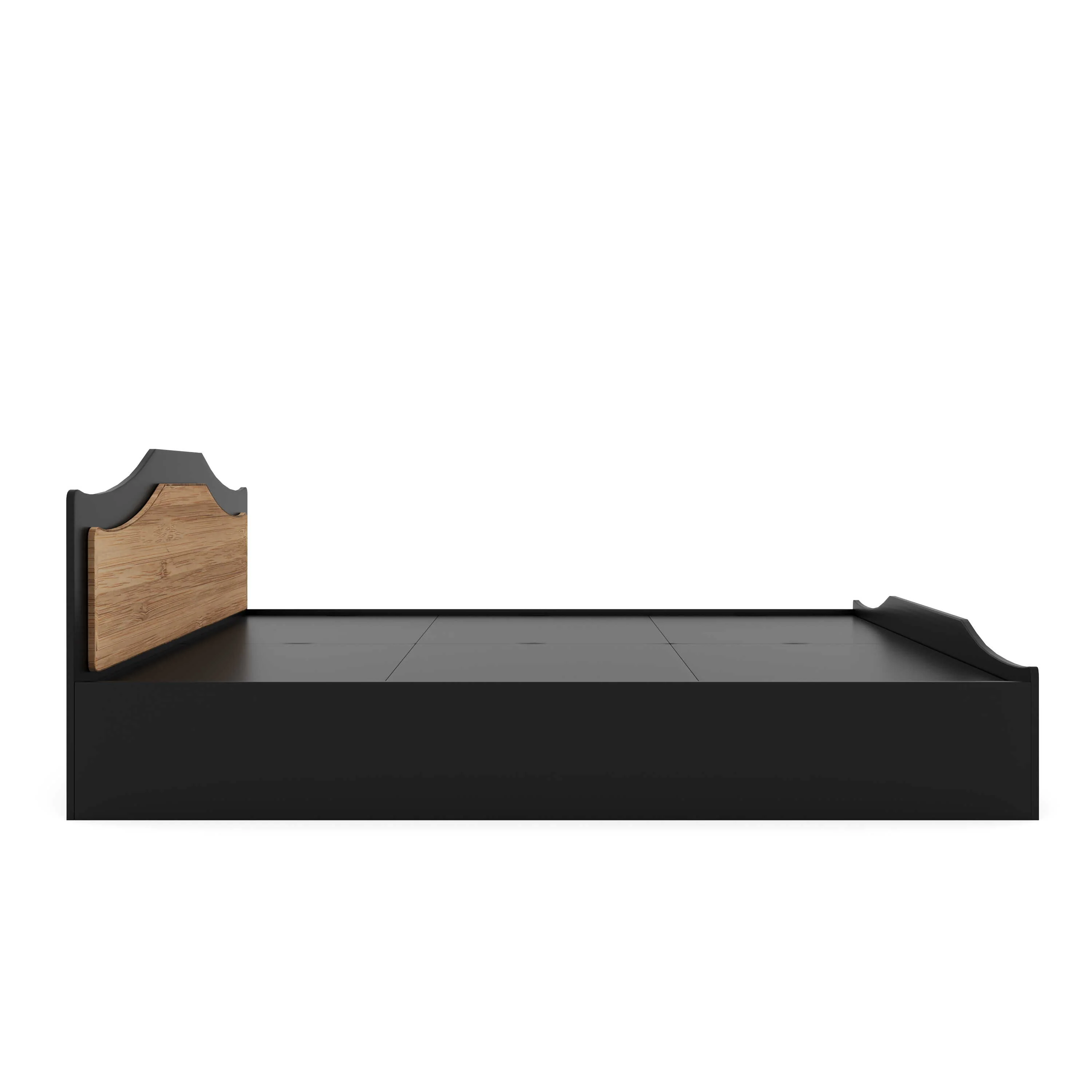 Nilkamal Willy Queen Bed With Storage (Wenge & Sonama Oak) - Image 7