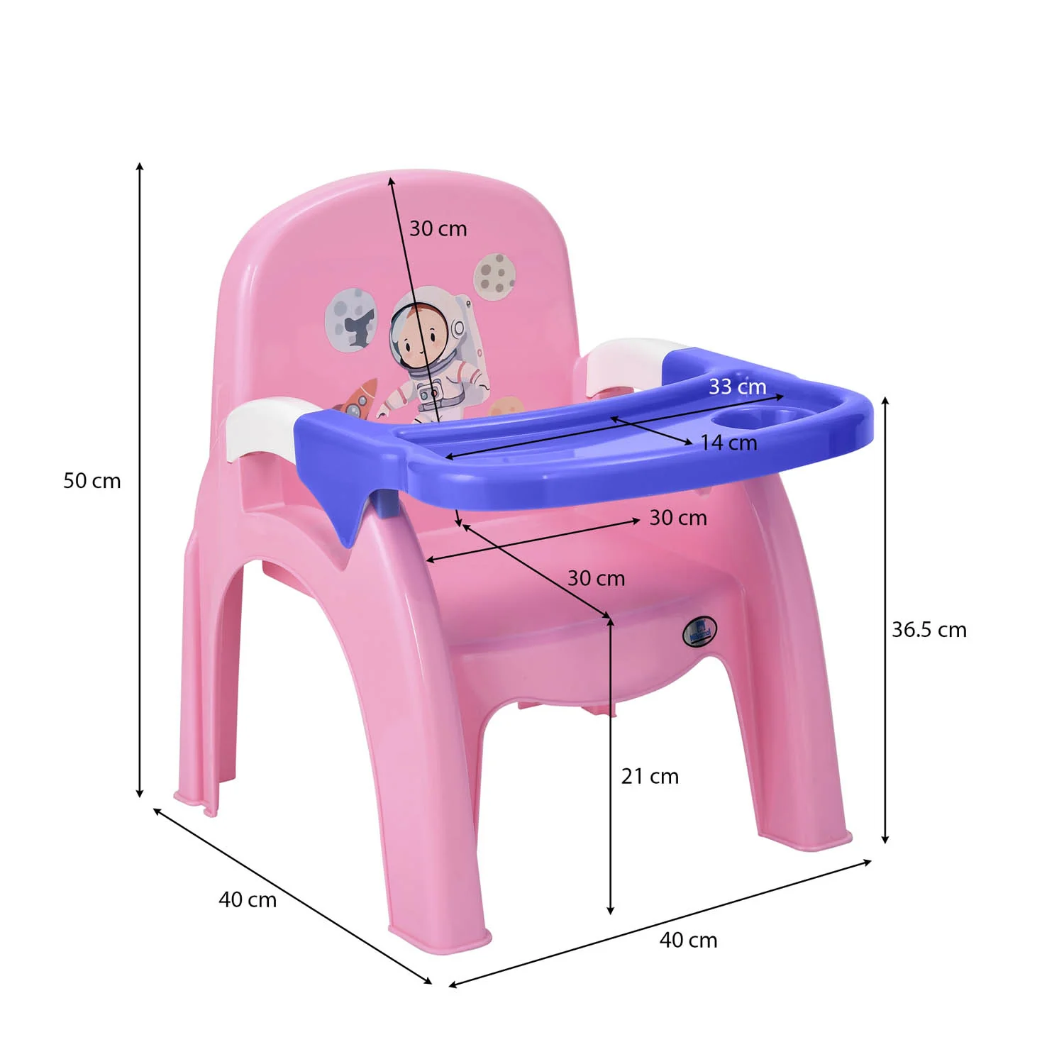 Nilkamal Wonder Baby Chair with Detachable Tray and Cup Holder - Image 28