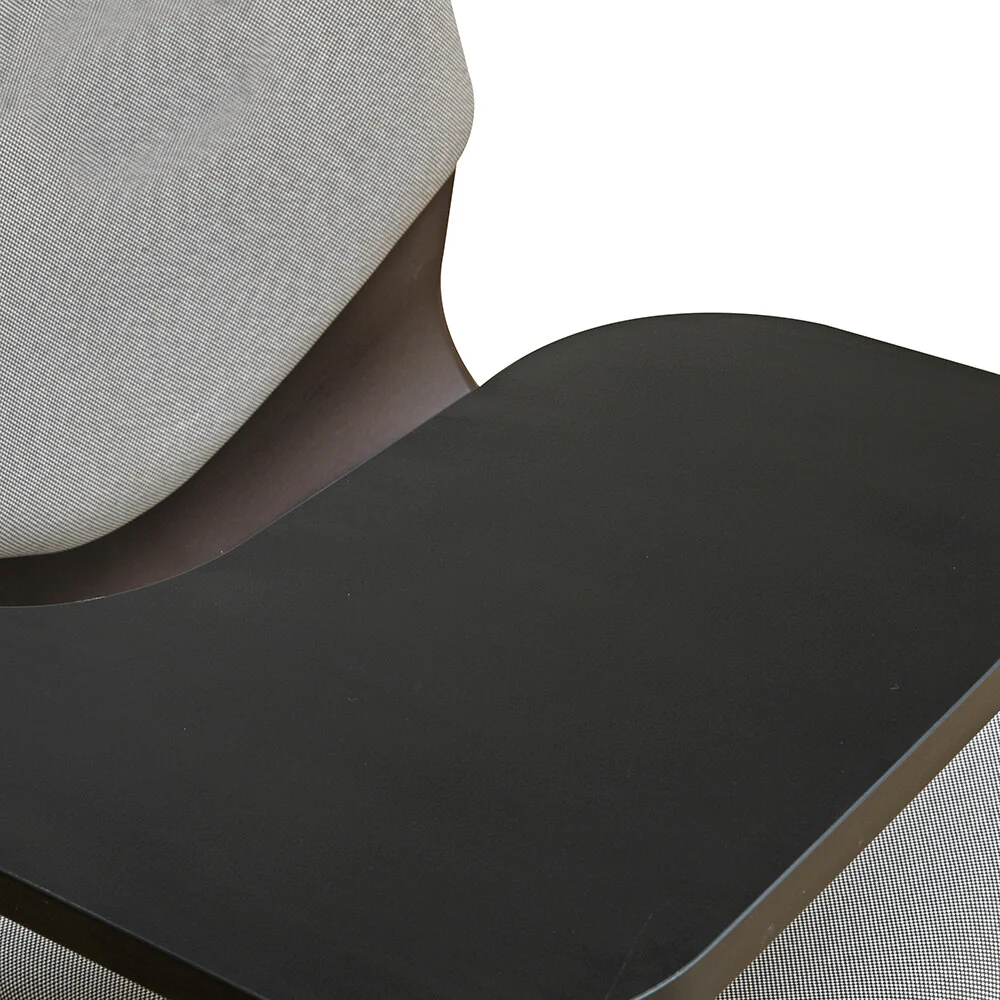 Nilkamal Zing Visitor Chair with Depth Adjustable Writing Pad (Walnut Brown & Black) - Image 9