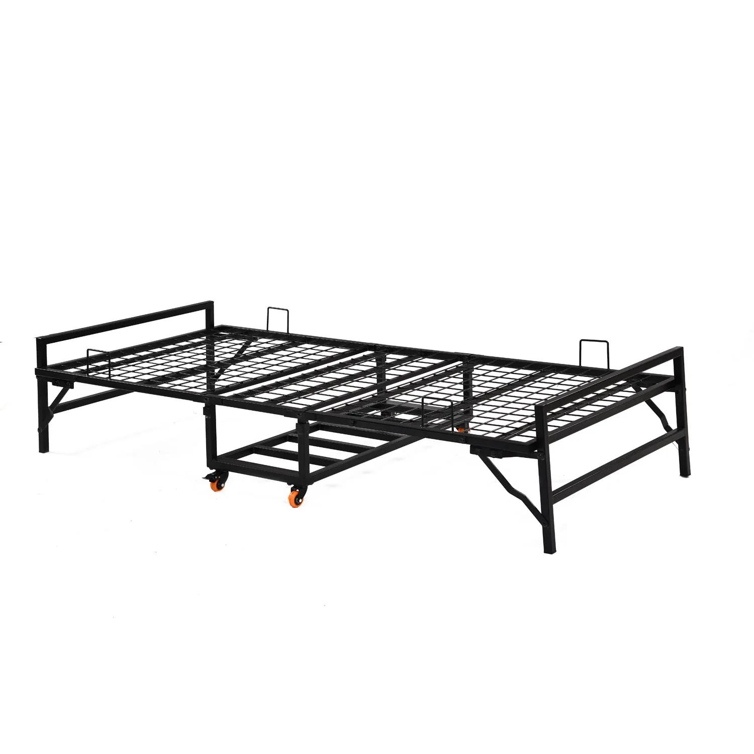 Nilkamal Zoe Folding Bed with Mattress (Black) - Image 11