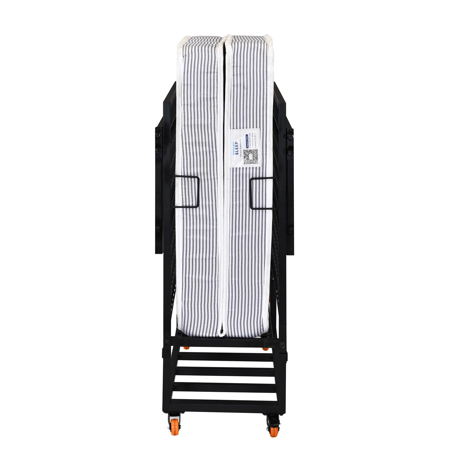 Nilkamal Zoe Folding Bed with Mattress (Black) - Image 14
