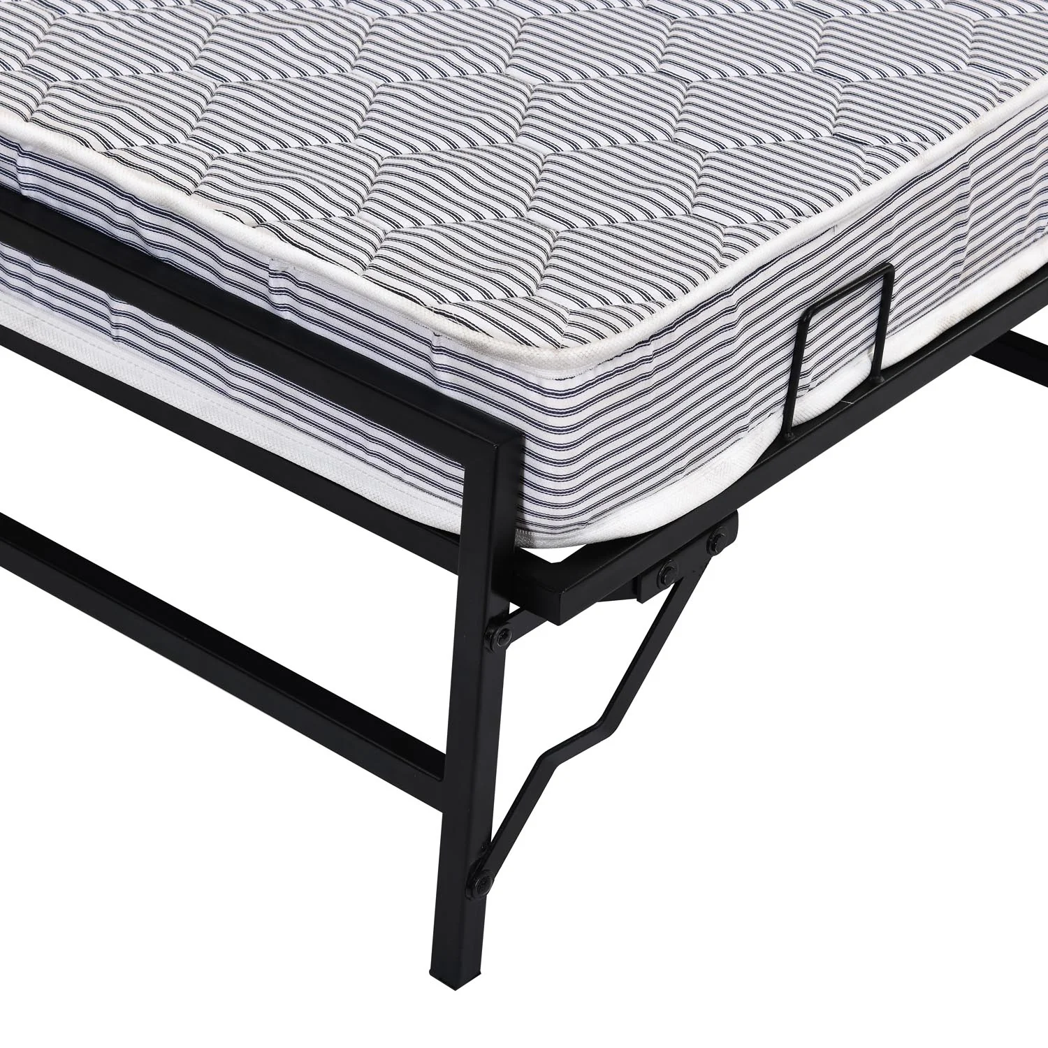 Nilkamal Zoe Folding Bed with Mattress (Black) - Image 15