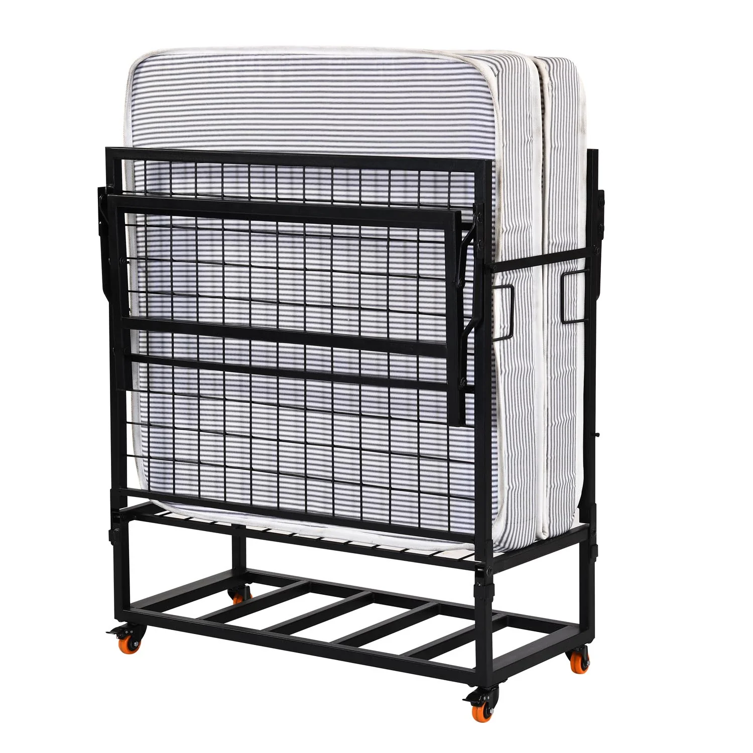 Nilkamal Zoe Folding Bed with Mattress (Black) - Image 5