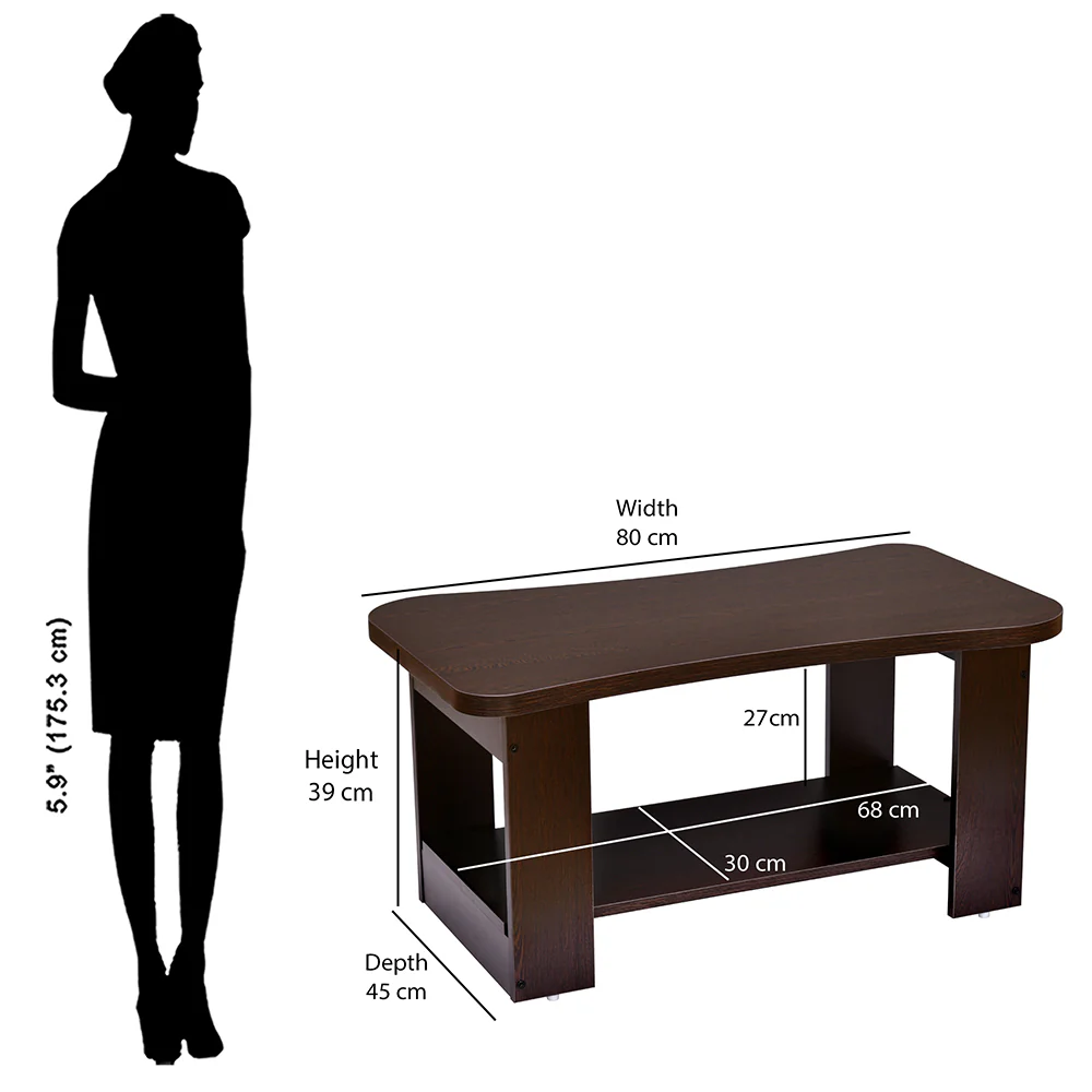 Nilkamal Zora Neo Center Table (Wenge) - Image 8