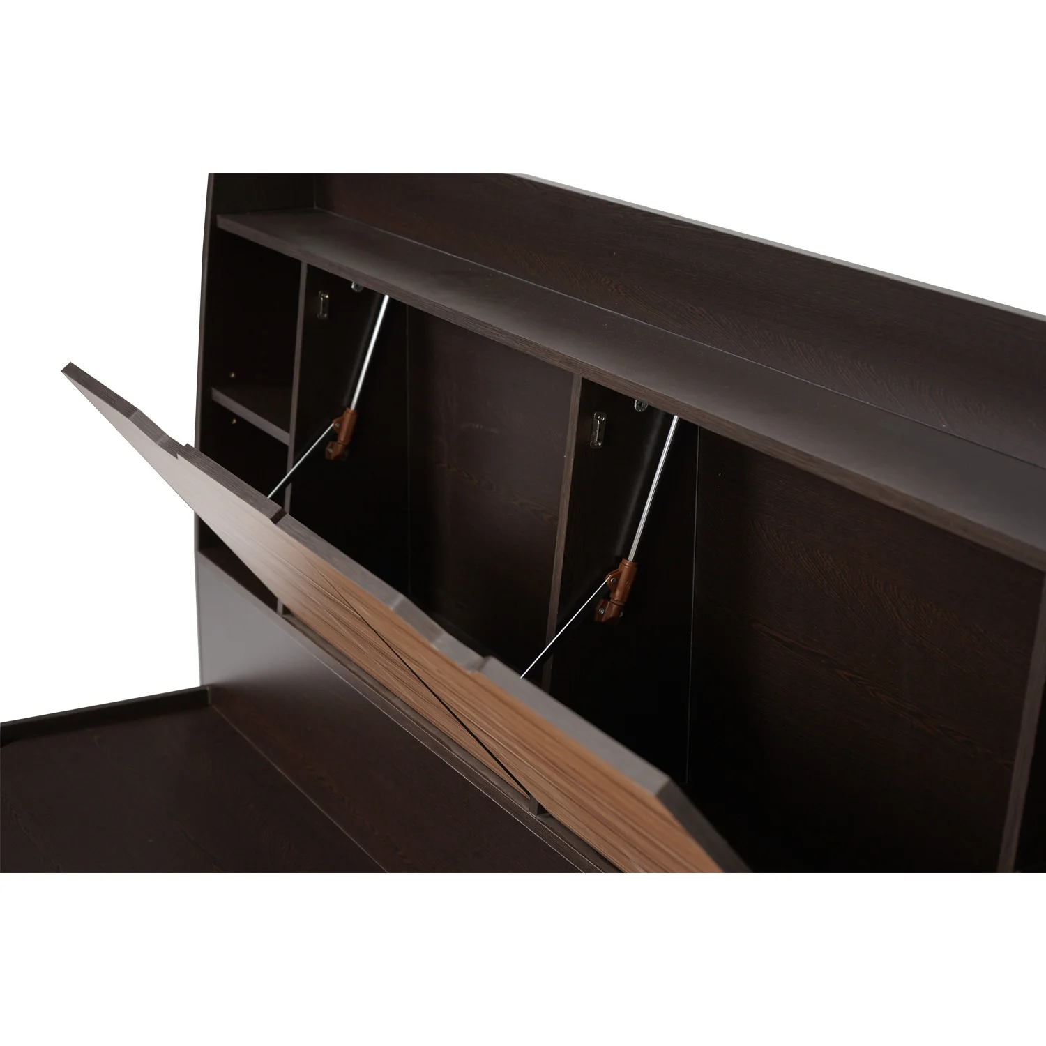 Nilkamal Riva Queen Bed With Storage (Wenge) - Image 5