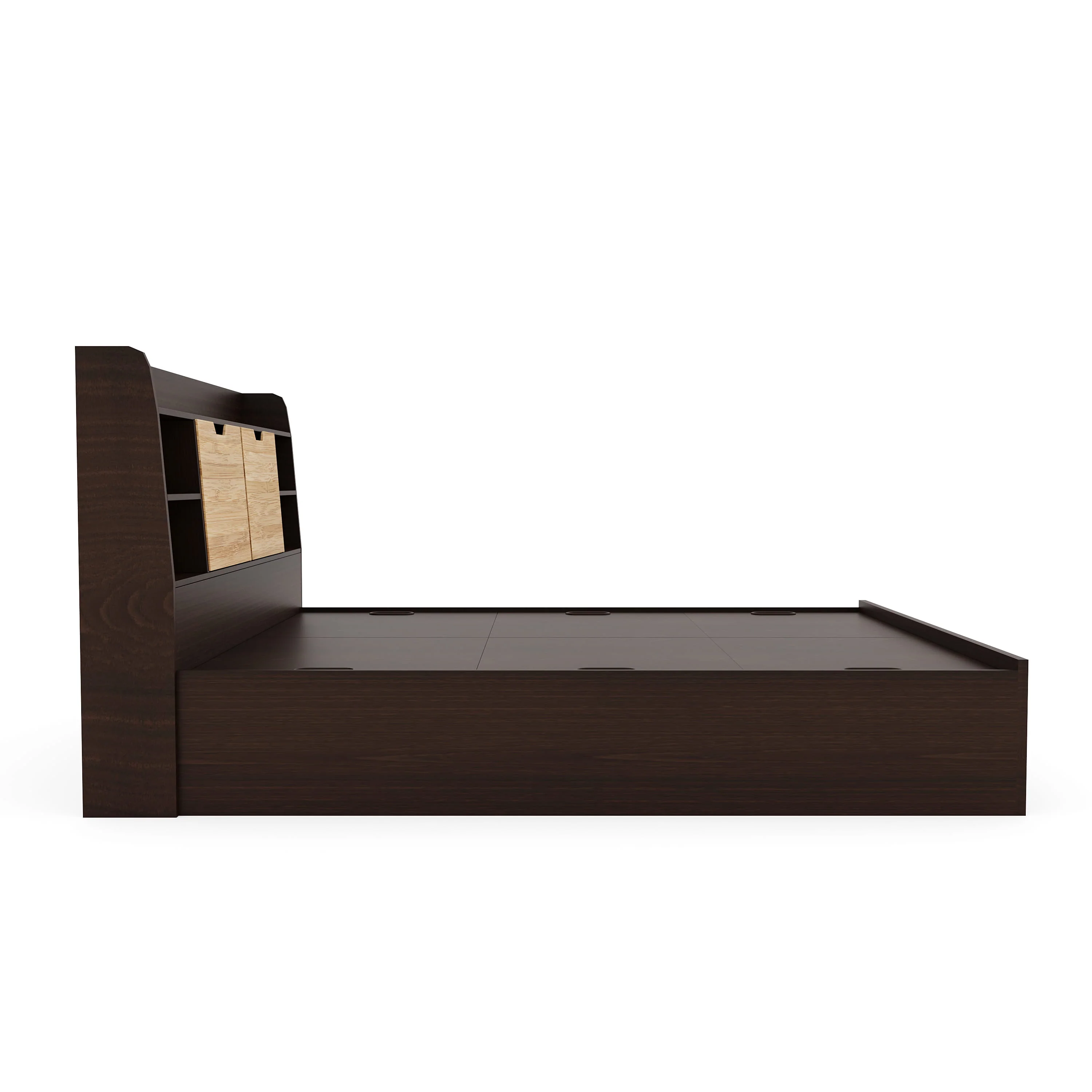 Nilkamal Riva Queen Bed With Storage (Wenge) - Image 6